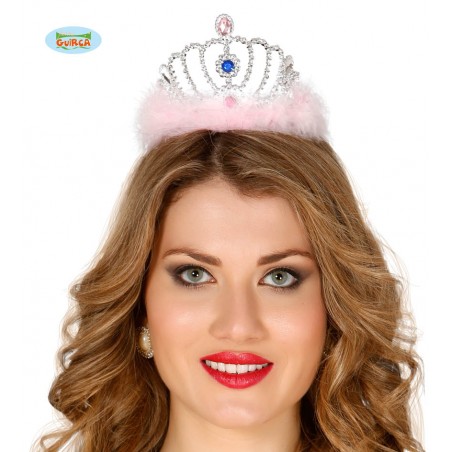 DIADEMA PLATA PLUMAS